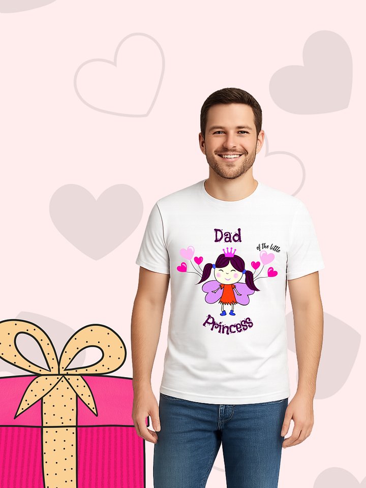 Dad's Princess Purple Cartoon T-Shirt product image (1)