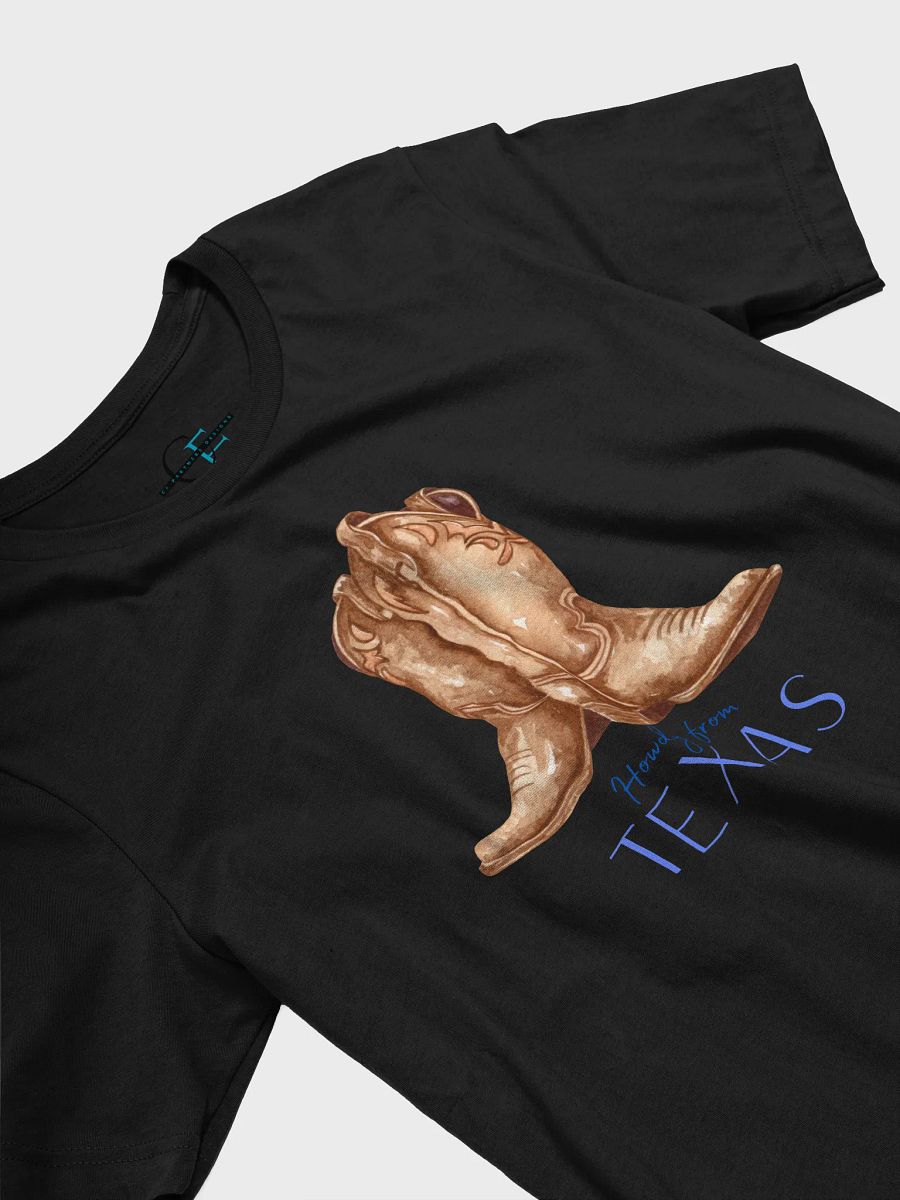 👢 Howdy From Texas T-Shirt | Bella+Canvas Unisex Tee | Cowboy Boots Western Graphic Shirt product image (3)