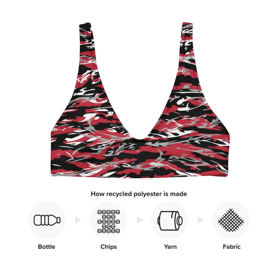 Blood Camo Padded Bikini Top product image (11)