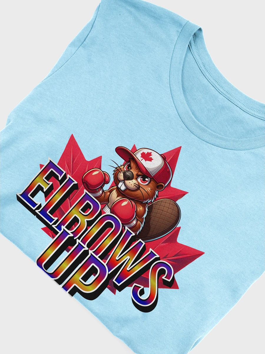Elbows Up Maple Leaf Beaver Boxing Mauler T-Shirt product image (3)
