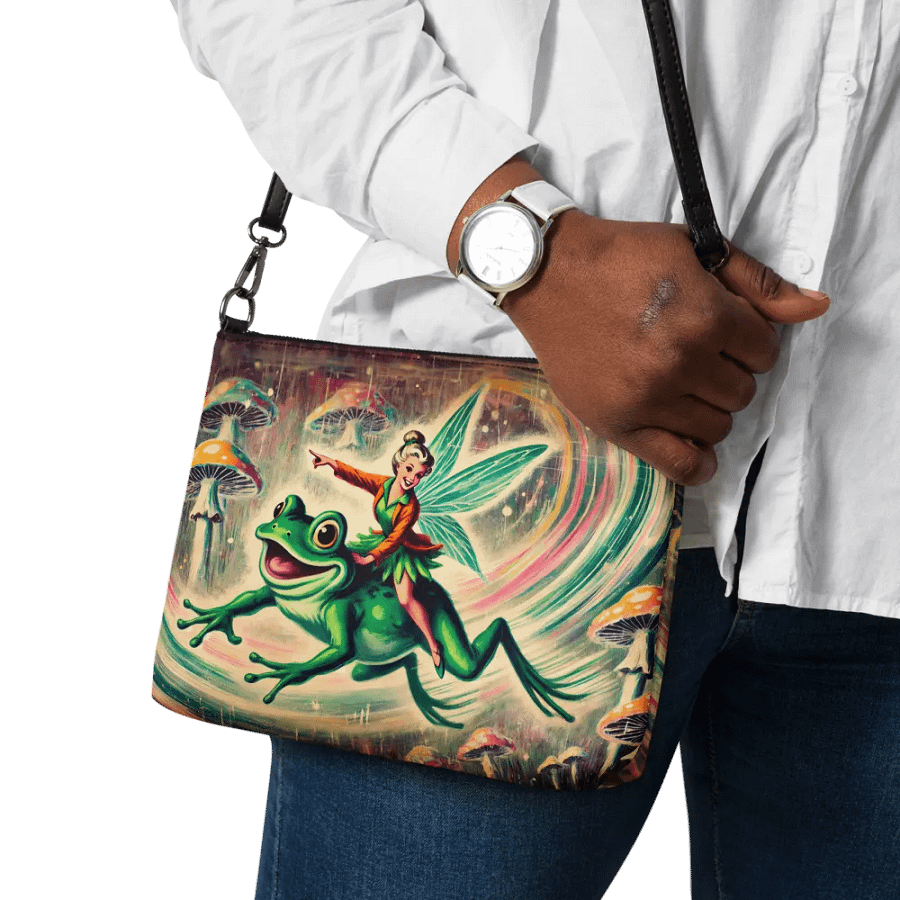 Enchanted Frog Fairy Crossbody Bag - Whimsical Purse product image (11)