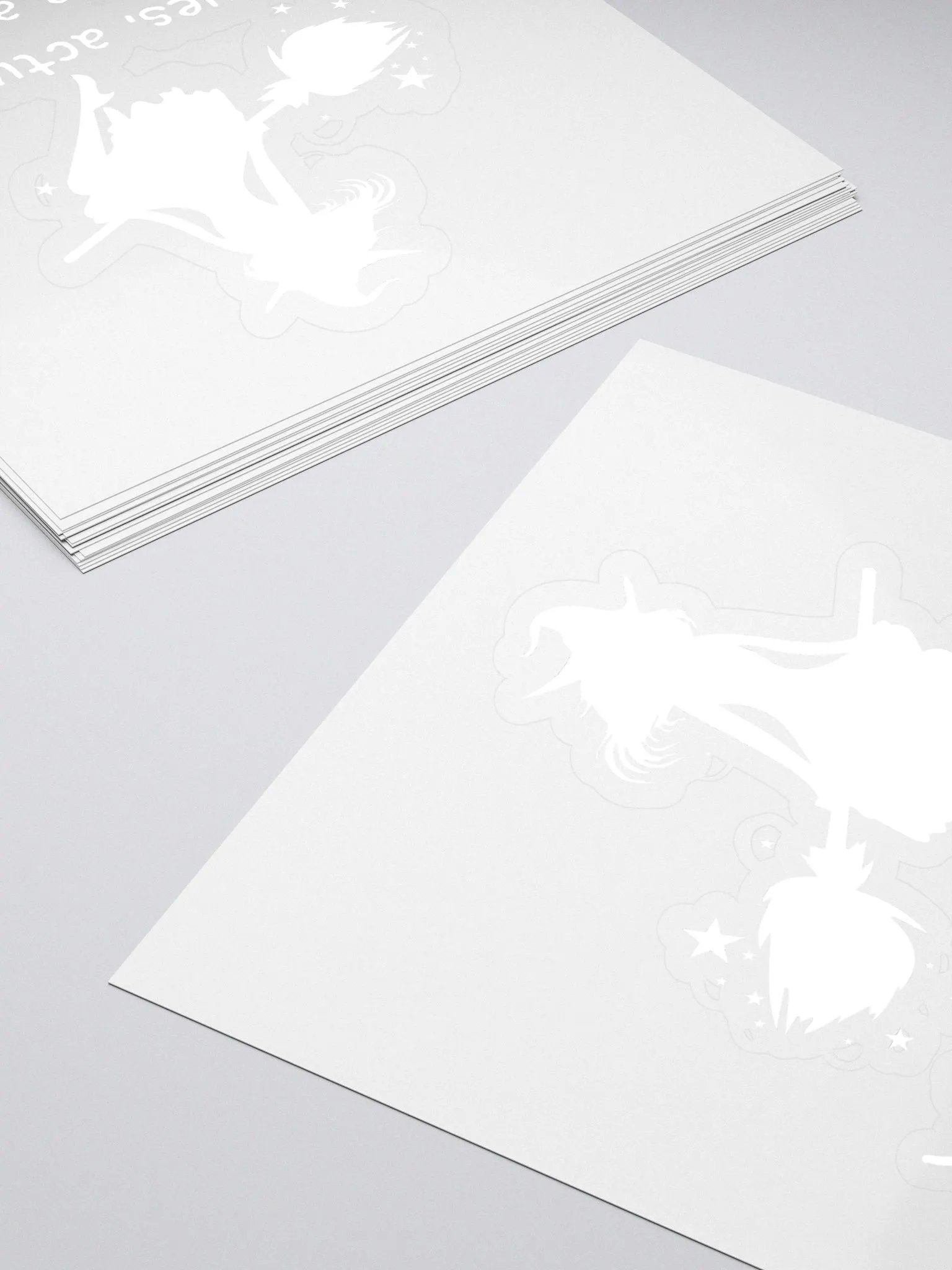 Halloween Sticker Witch Driving a Stick product image (4)