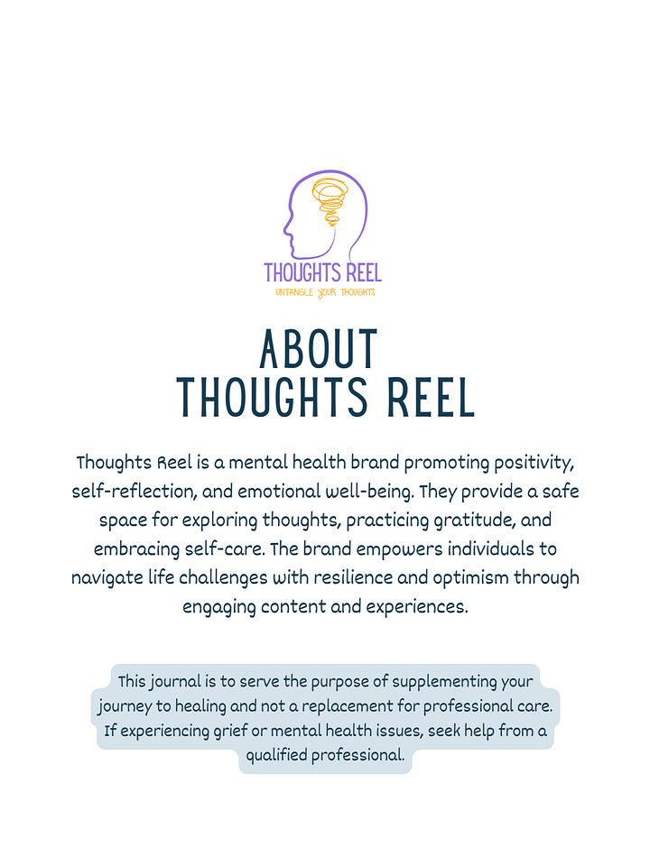 Grief Journal | Printable Grief Workbook for Healing | Guided Grief Journal product image (2)