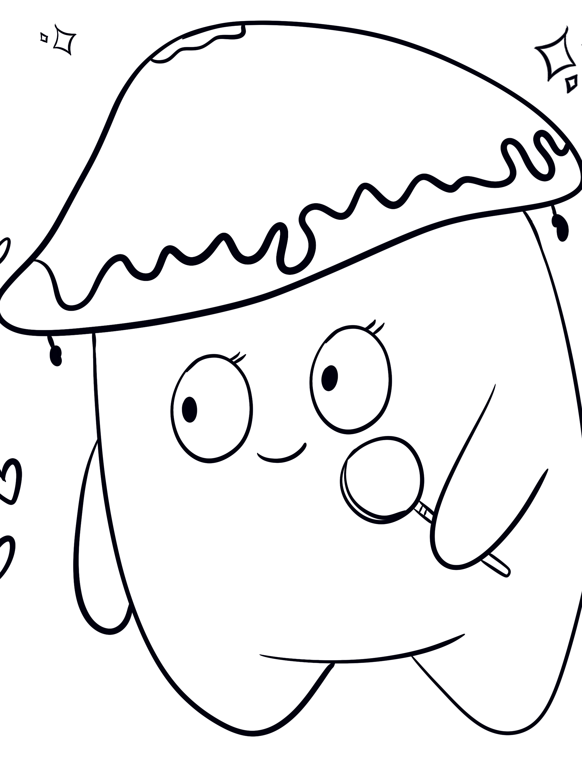 Meet Bean Coloring Page product image (1)