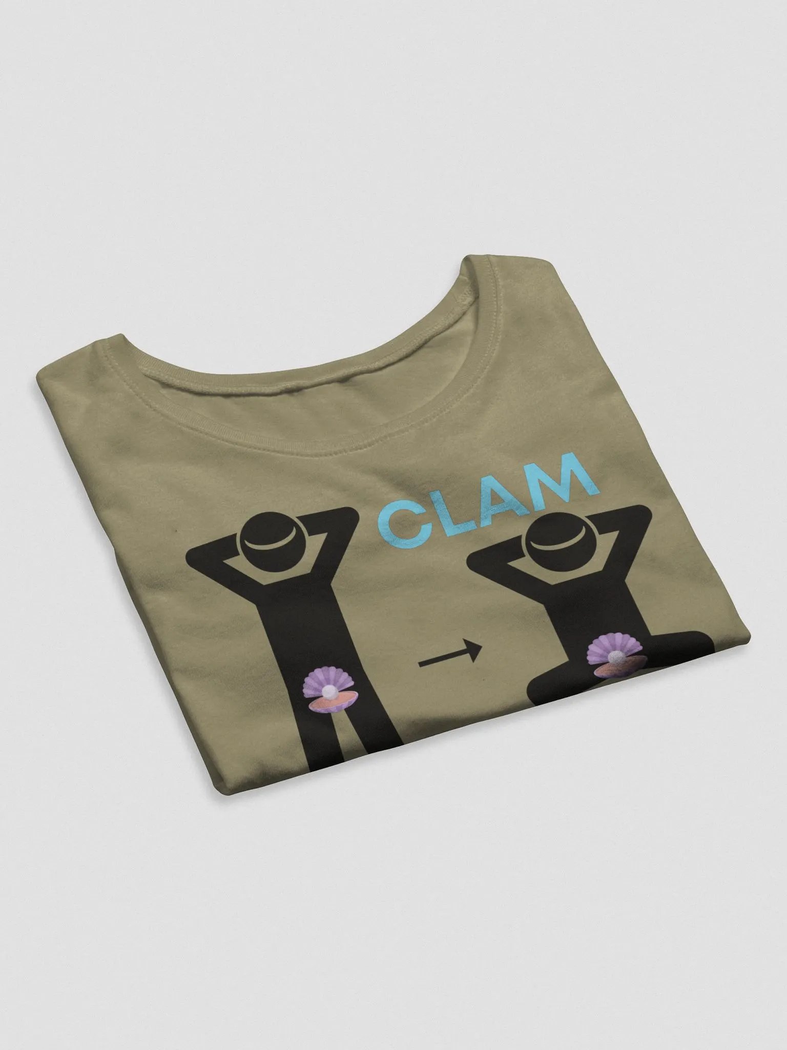Clam Slam Crop Top T-Shirt product image (12)