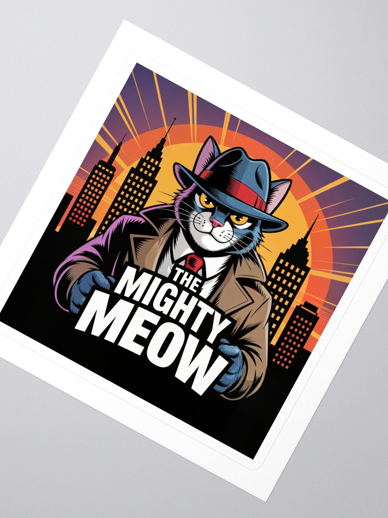 Cat Detective Kiss Cut Stickers product image (2)