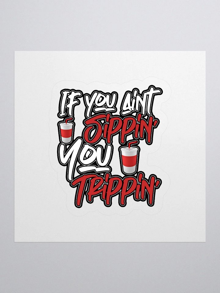 Sippin' Trippin' Kiss Cut Stickers product image (4)