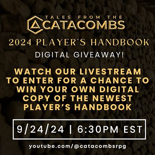 We're GIVING AWAY a digital copy of the 2024 Player's Handbook during our OneShot Special this week!
Join us as your favorite...