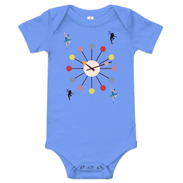 Dancing Clock Baby Onesie product image (1)