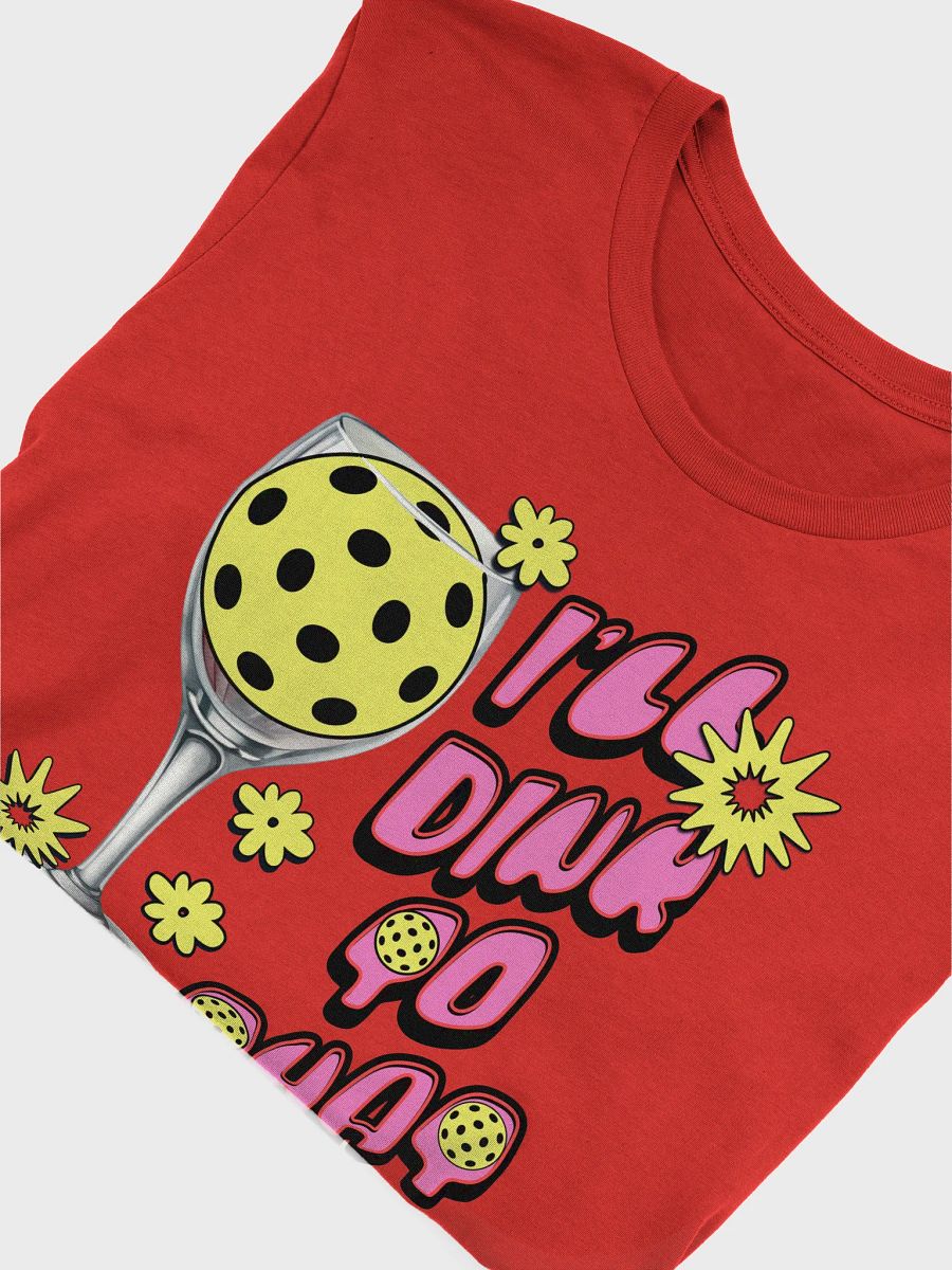 Ill Dink To That Pickleball Starry Wine Glass T-Shirt product image (3)