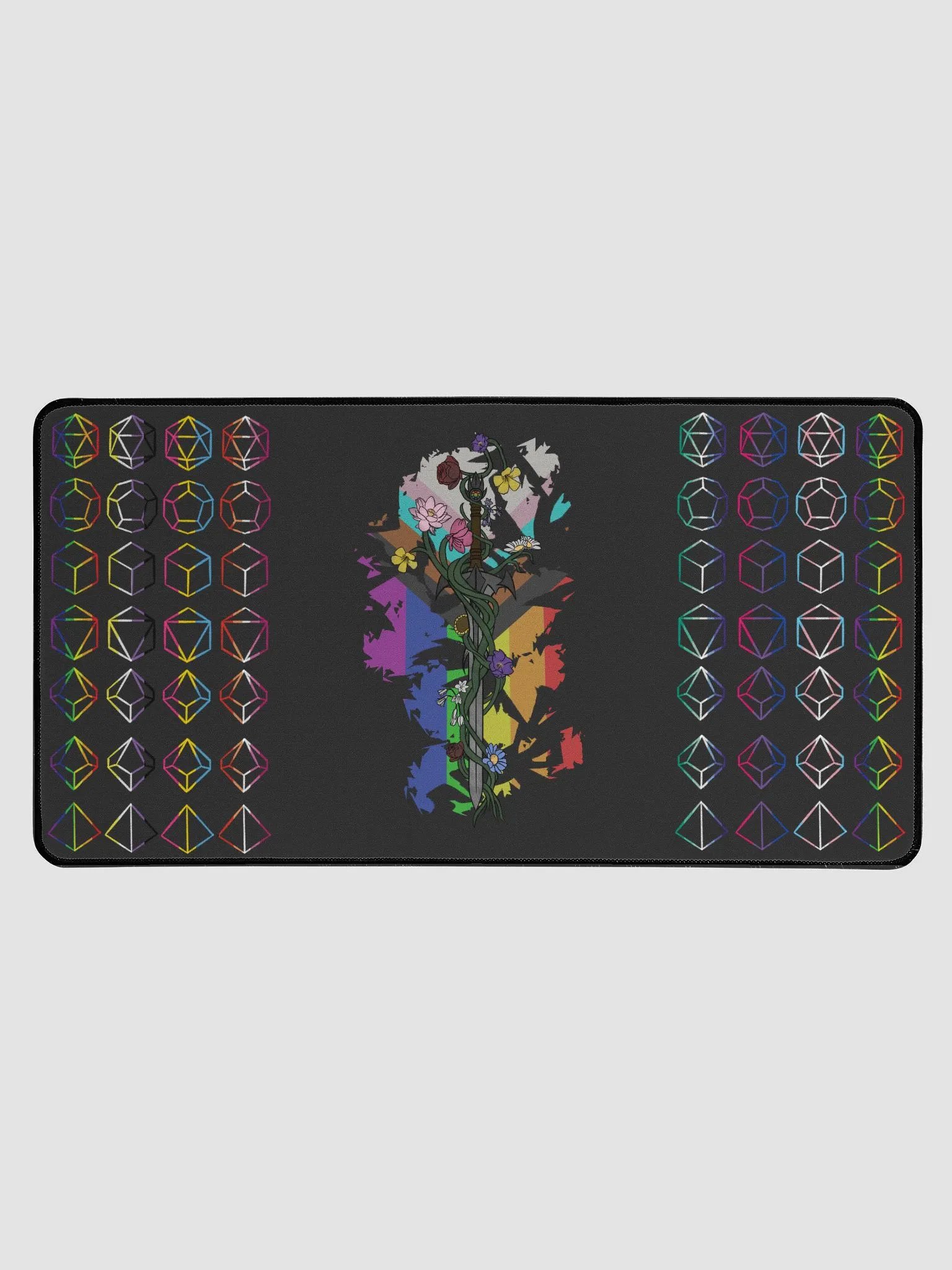 DnD Inspired Gaming Mat - Pride product image (1)