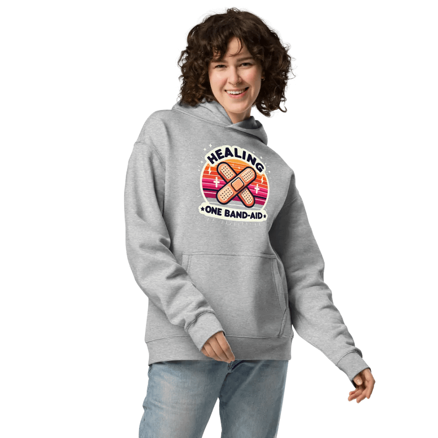 Healing One Band-Aid Unisex Hoodie product image (33)