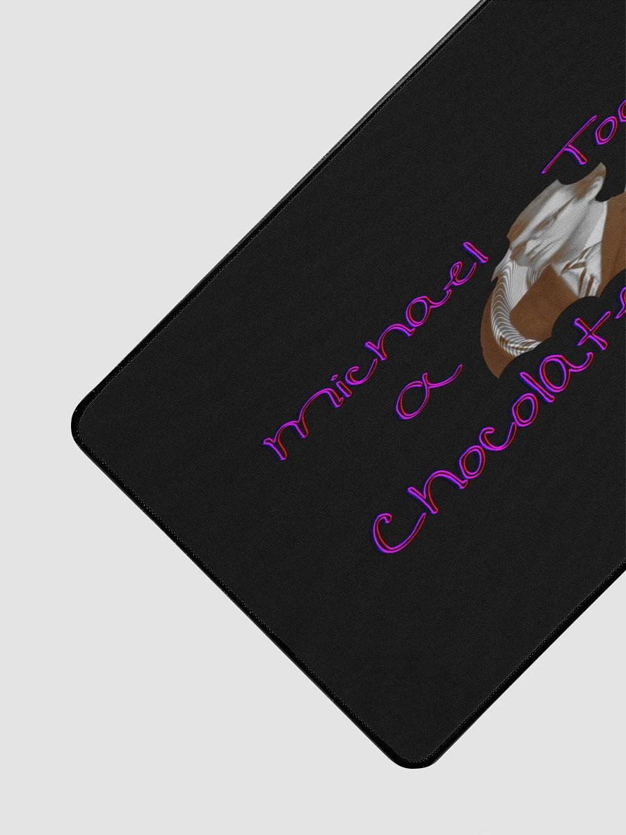 Michael Toomey As Chocolate Charlie 01 - Black - Desk Mat 15.5