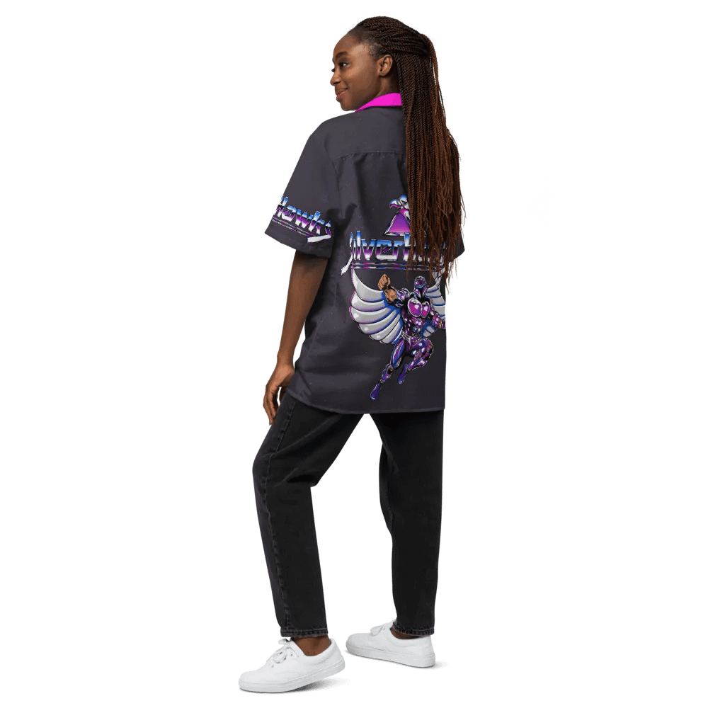 SilverHawks Retro Tribute Hawaiian Button up product image (12)