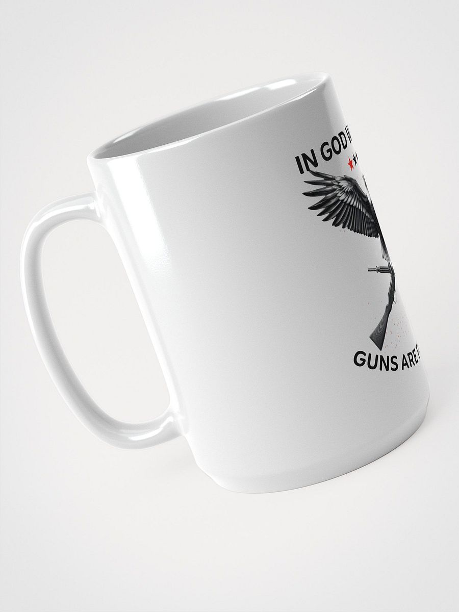 In God We Trust Patriotic Eagle Mug - American Flag Independence Day Coffee Cup - USA Second Amendment Gift product image (3)