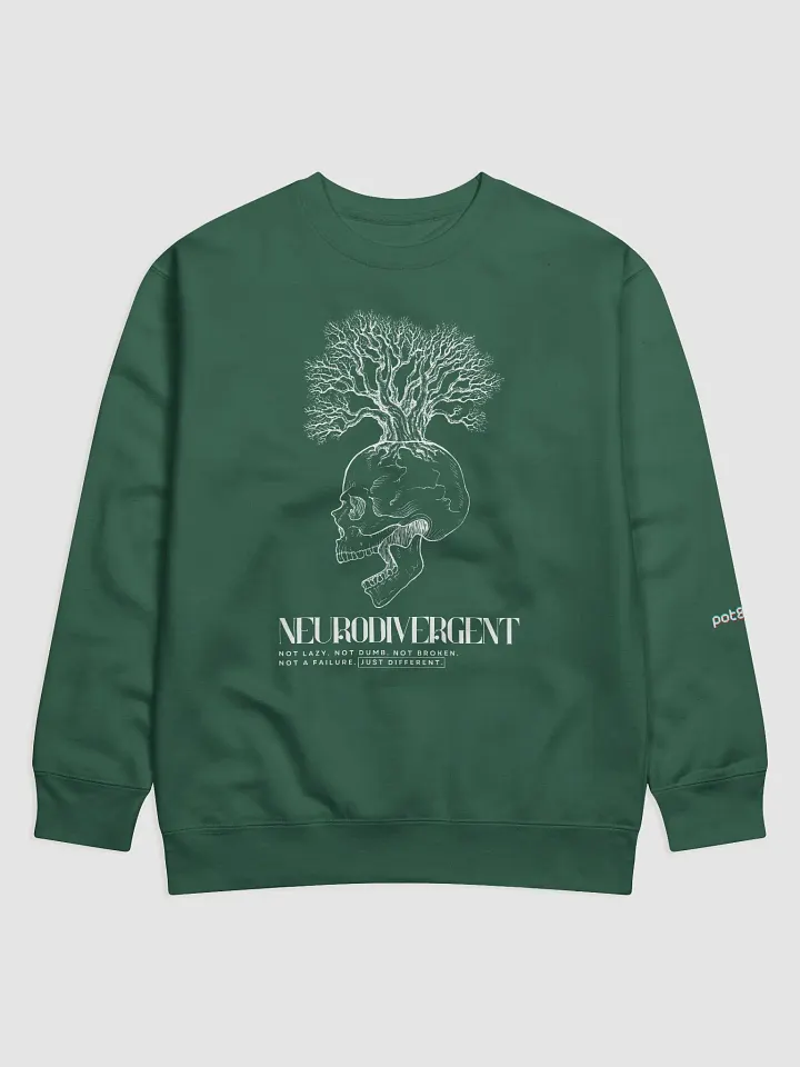 NEURODIVERGENT SKULL premium sweatshirt product image (9)