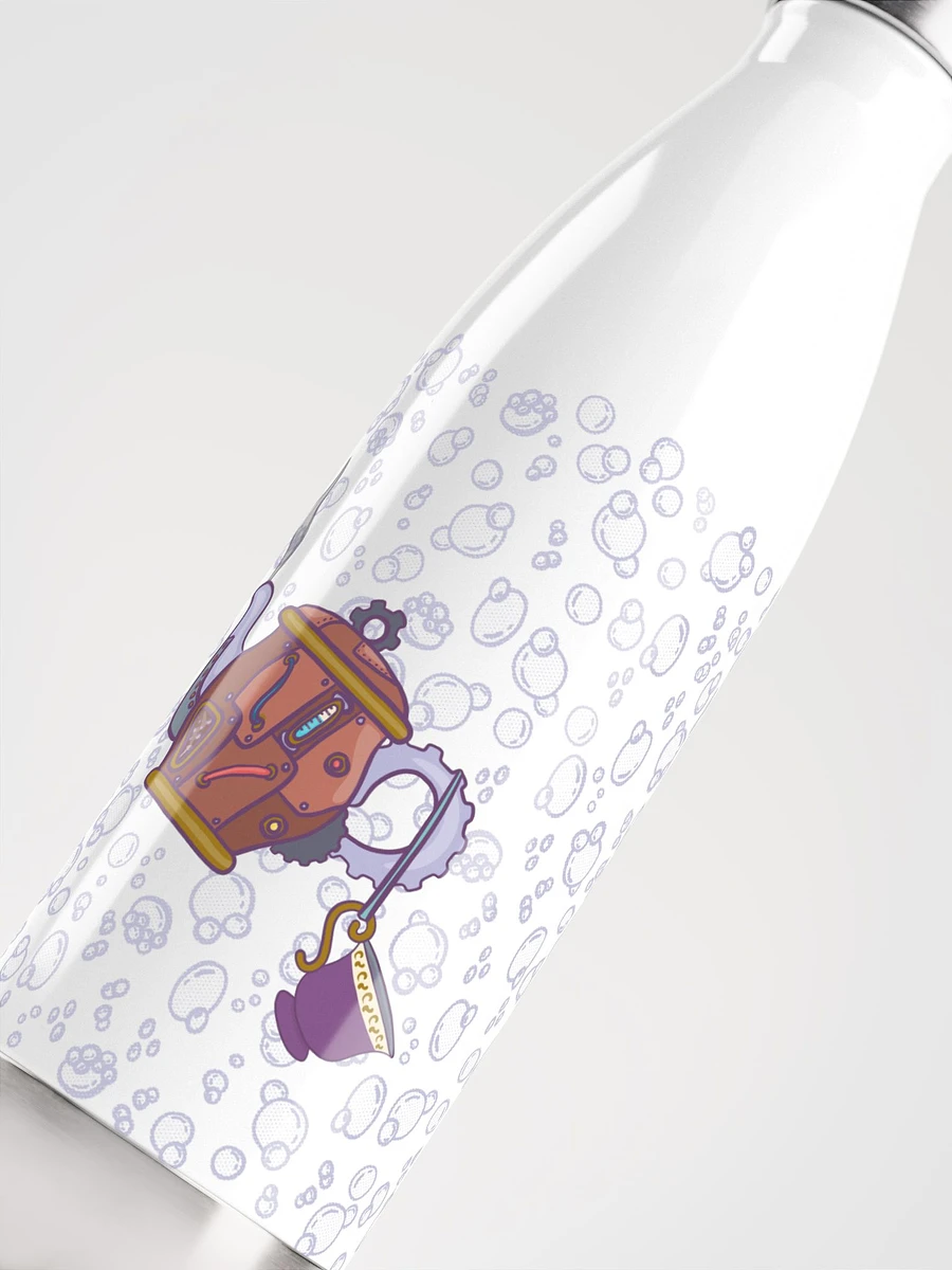 Time for Tea - Steampunk - White Water Bottle product image (5)