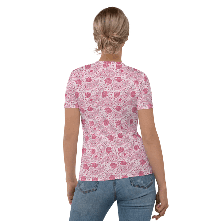 Rosewater Paisley | Women's Crew Neck T-Shirt product image (2)