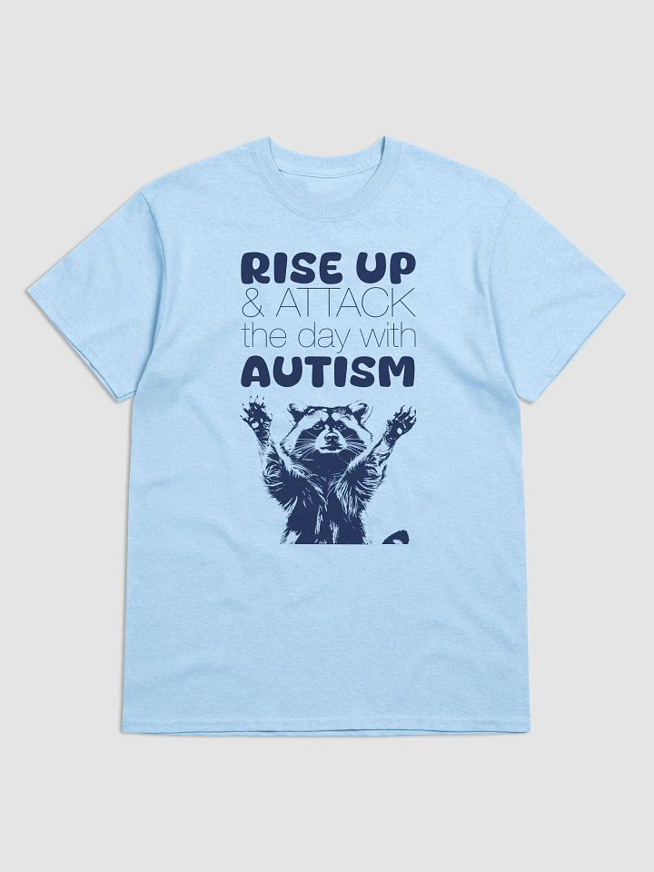 Rise Up & Attack the Day with Autism T-Shirt product image (4)