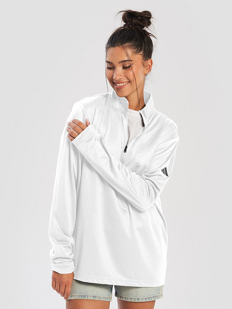 Photo showing Adidas Lightweight Quarter-Zip Pullover