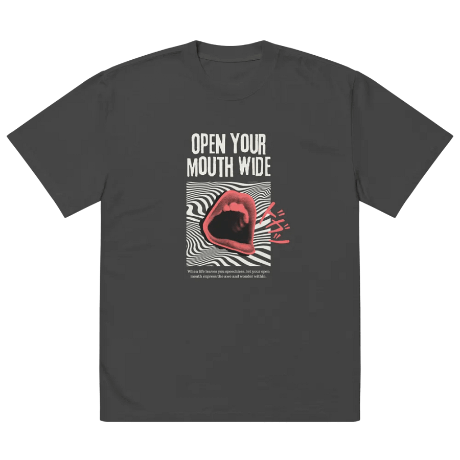 Glitch Lips Graphic Oversized Tee product image (3)