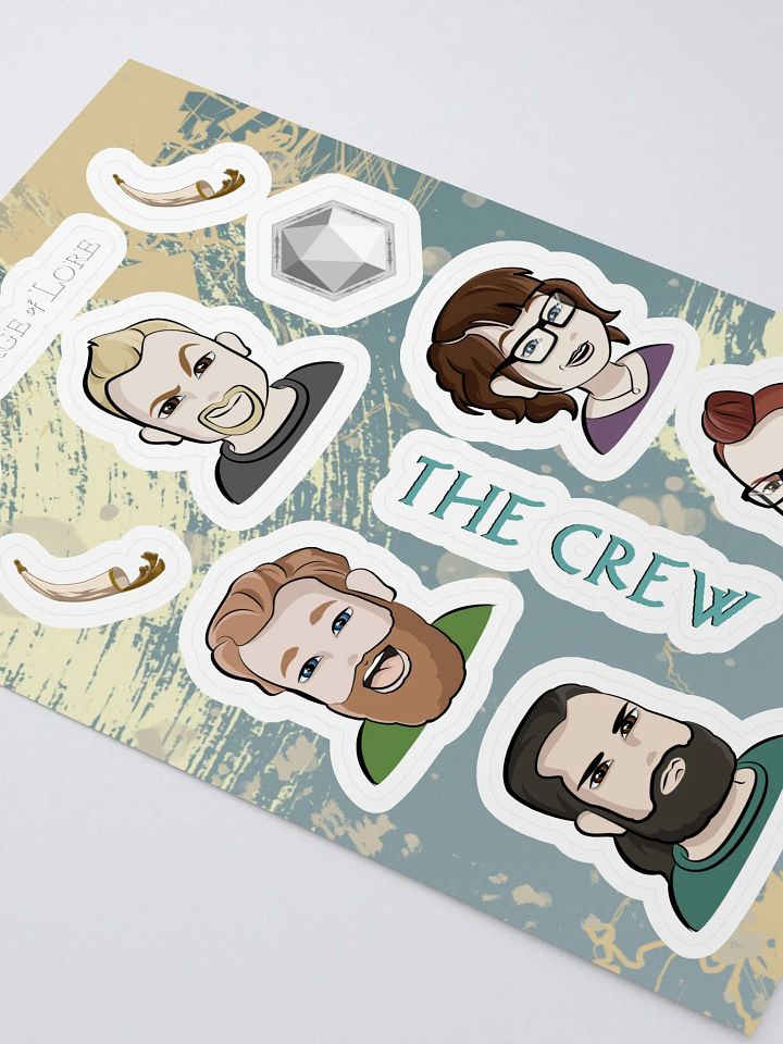 "The Crew" Sticker Sheet || Forge of Lore product image (2)