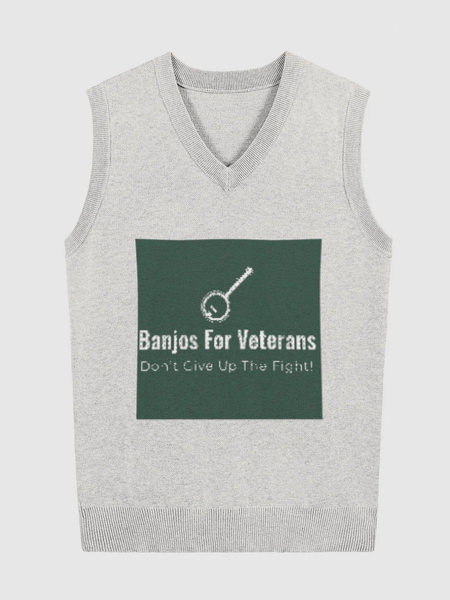 Banjos For Veterans (B4V) Logo Knitted V-Neck Vest product image (3)