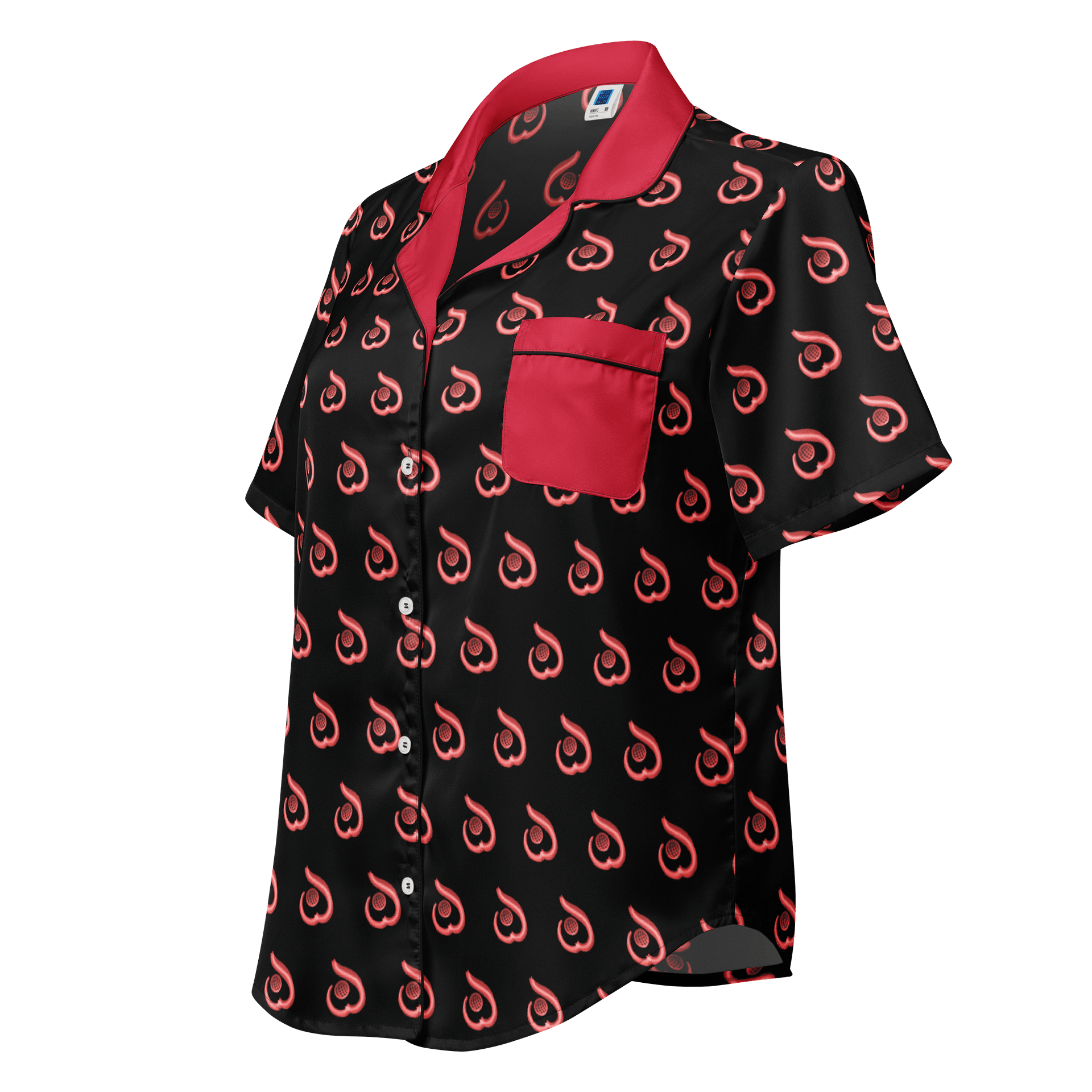 WILLOWISP Introductory Intern Patterned Short Sleeve Pajama Top product image (1)