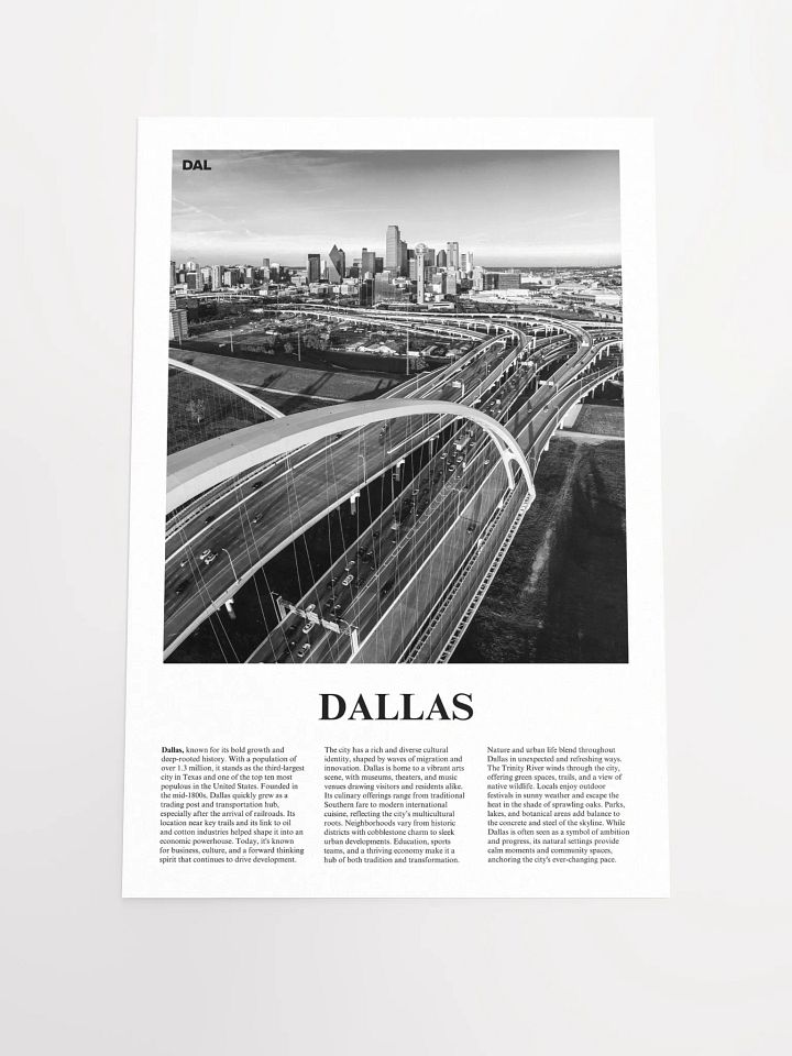 Dallas 03 Newspaper Poster product image (2)