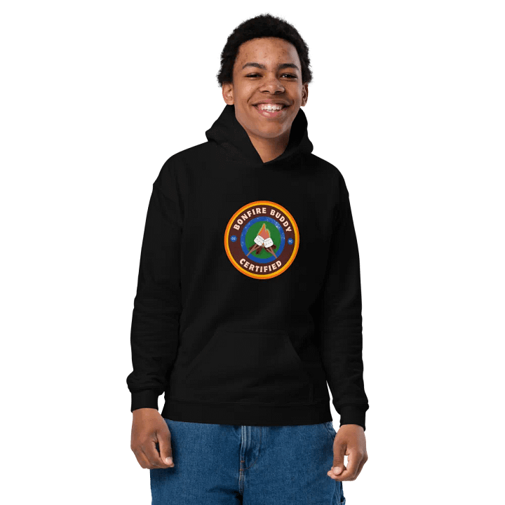 Bonfire Buddy Certified Youth Hoodie product image (2)