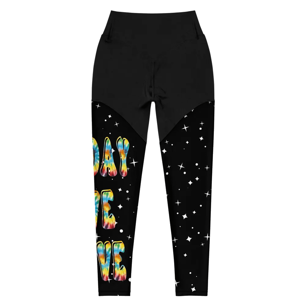 Peace sign sports leggings product image (6)