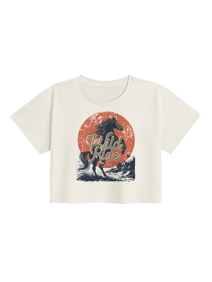The "Wild Ride" Vintage Horse Premium Crop Top product image (11)