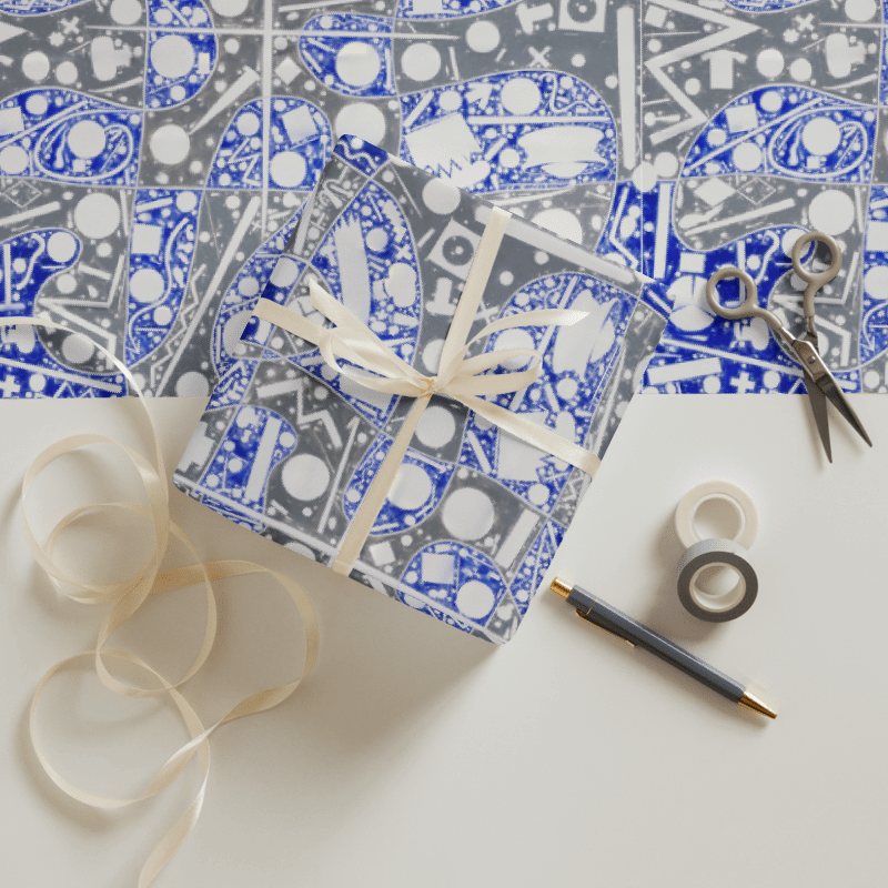 Three Sheets of Nic & Sloy Wrapping Paper product image (5)