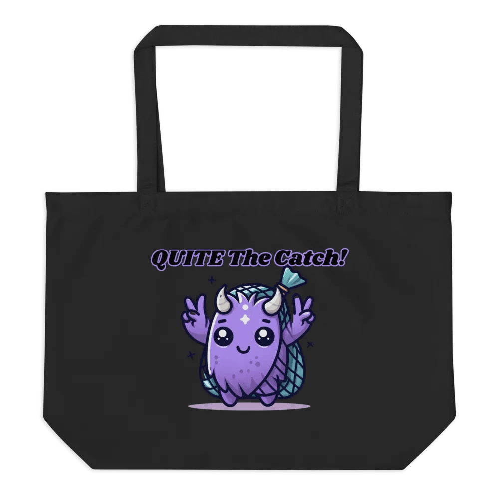 'QUITE The Catch!' Mawnster Tote Bag product image (6)