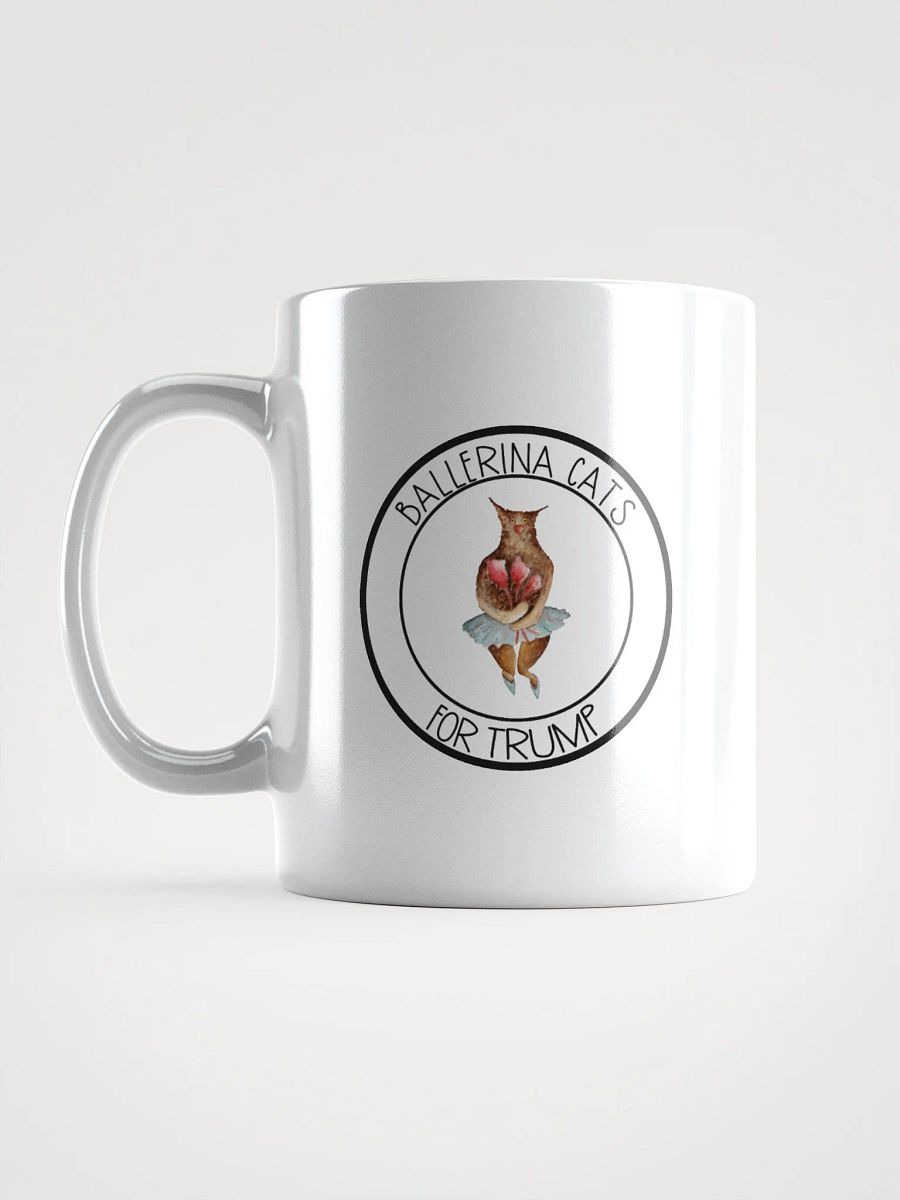 Ballerina Cat With Roses For Trump Mug product image (18)