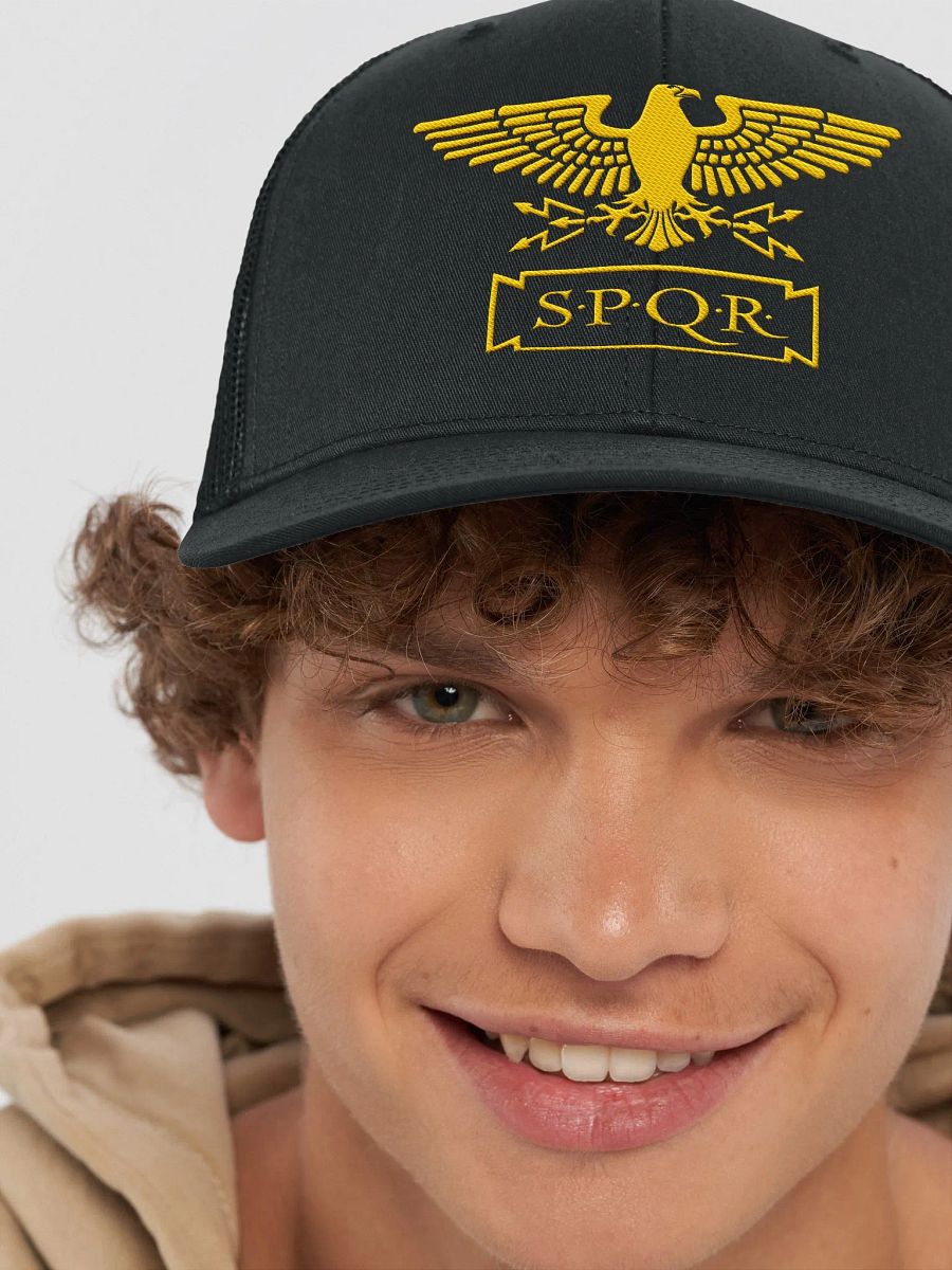 SPQR - Black Trucker Cap product image (8)
