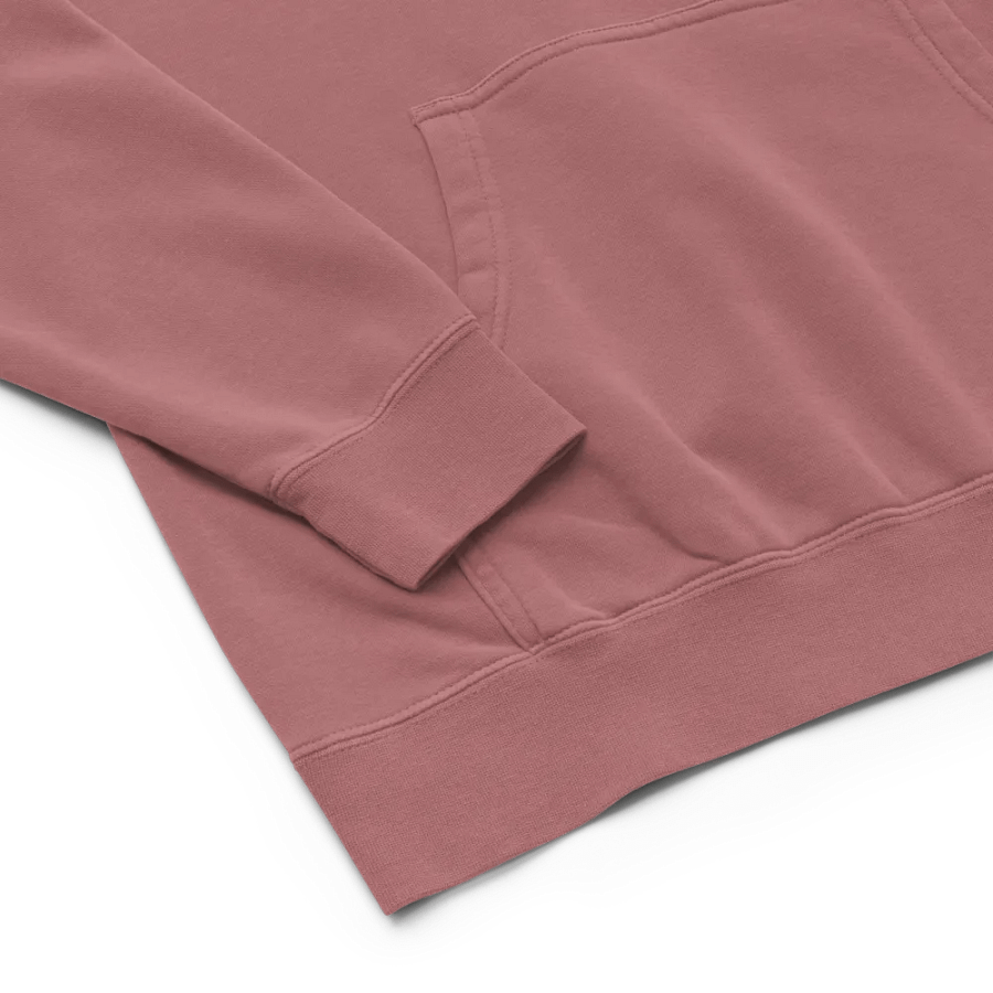 BUSY-BRAINED (l. rose bubble design) embroidered pigment hoodie product image (10)