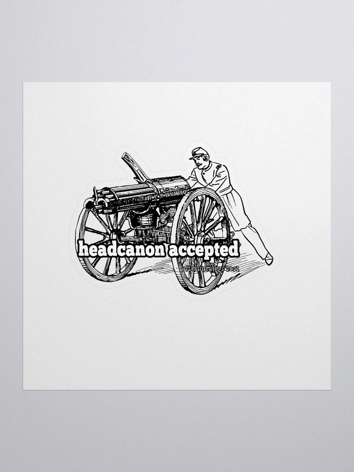 Headcanon Accepted (Sticker) product image (1)