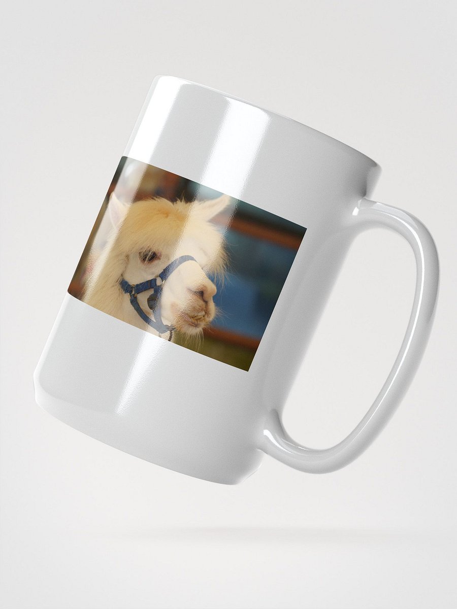 Llama Love White Glossy Mug product image (2)