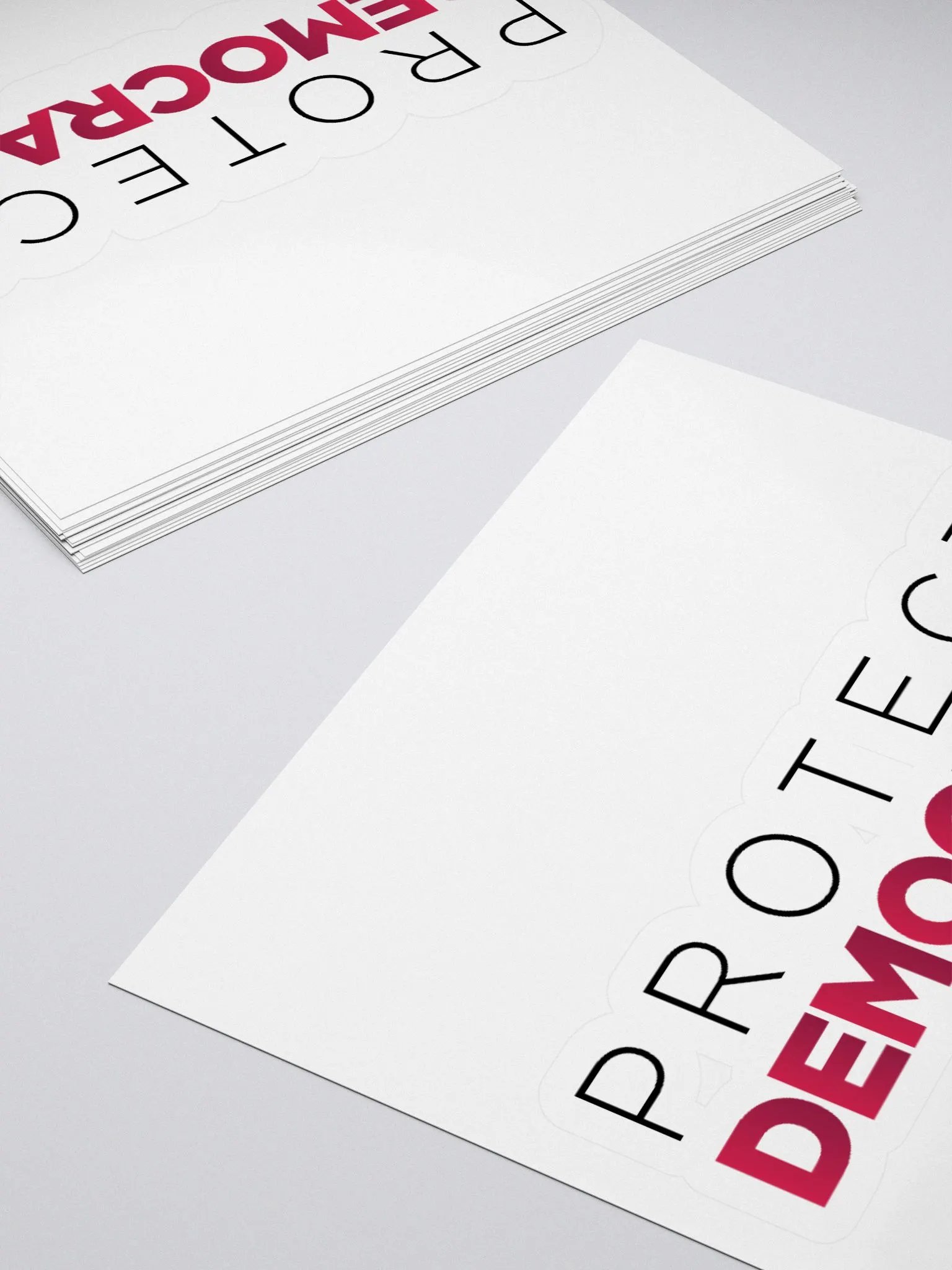 "Protect Democracy" Kiss Cut Sticker product image (13)