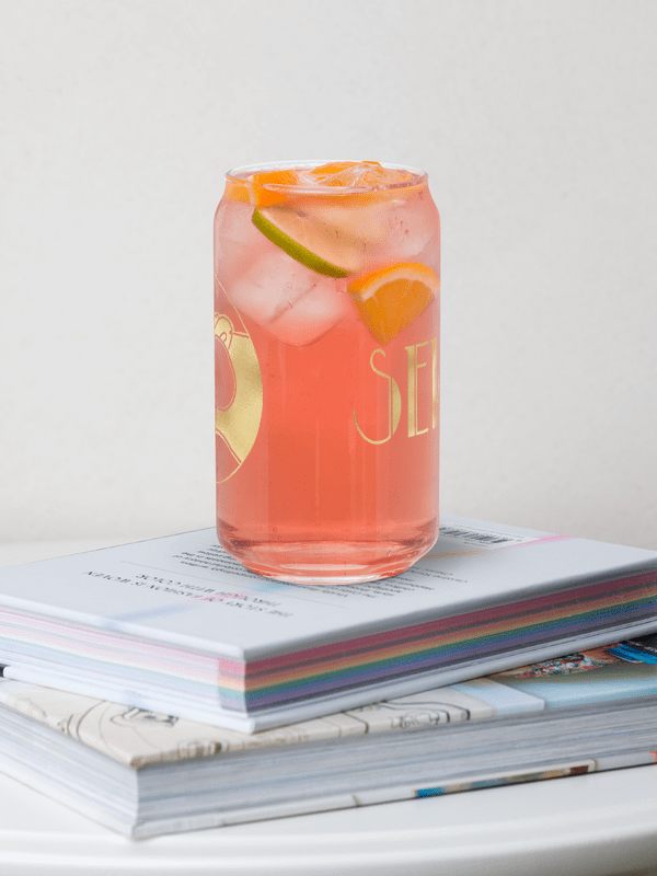 Logo Gilded Can-Shaped Glass product image (6)