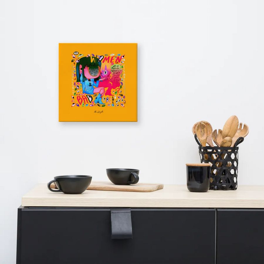 g e n d e r Square Canvas Print product image (4)
