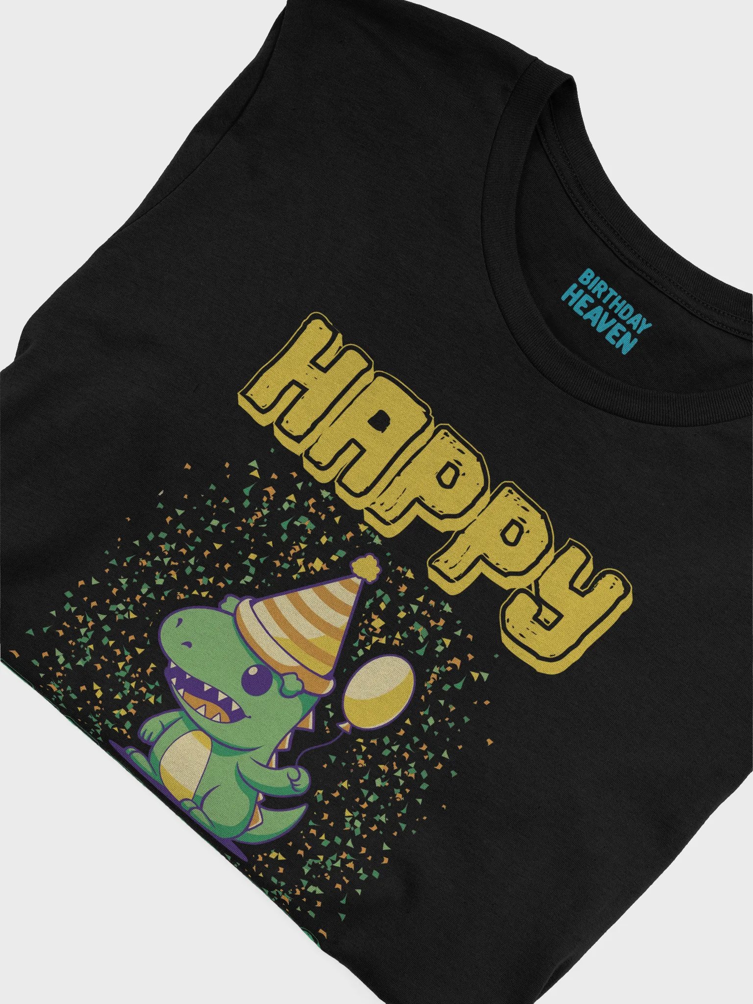 Happy Birthday (Cute Dinosaur With Balloon) T-Shirt product image (5)