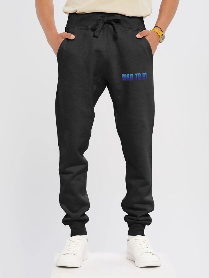 Troy Hornbeck - ROAD TO D1 - Black Sweatpants with BLUE product image (2)