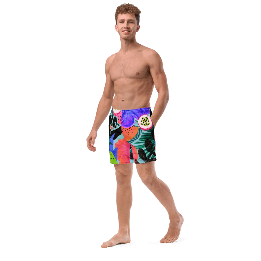 Tropical Fusion All-Over Swim Trunks product image (11)