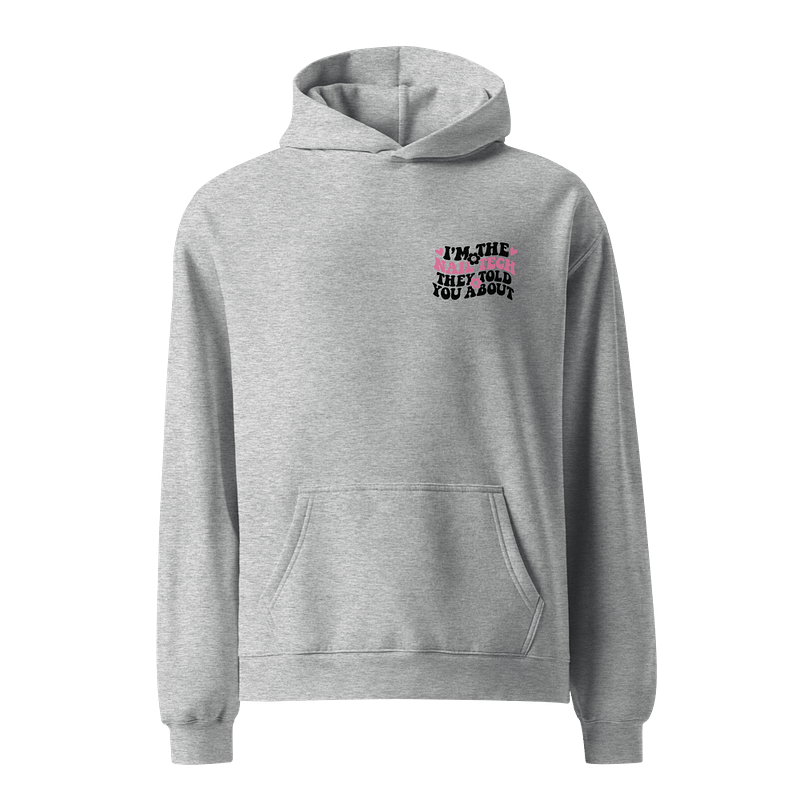I'm The Nail Tech Unisex Oversized Hoodie - Heather