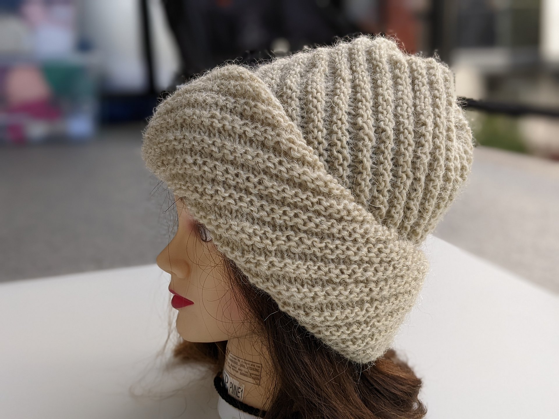 Flat Knit Diagonal Hat Pattern product image (7)
