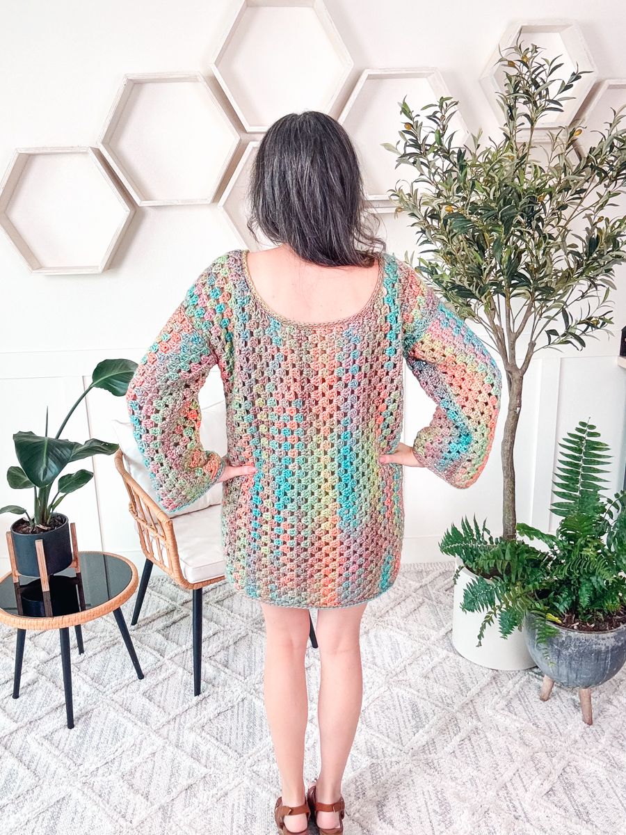 Easy Granny Stitch Crochet Dress Pattern product image (6)