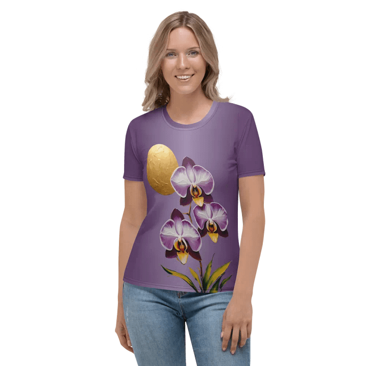 Floral Themed All Over Print T-shirt product image (2)