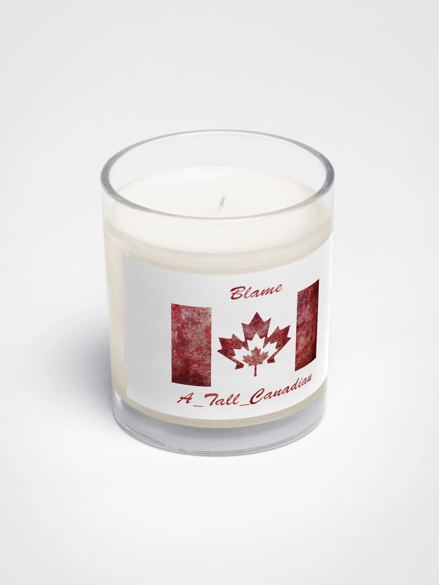 Blame Canadian Glass Jar Candle product image (2)